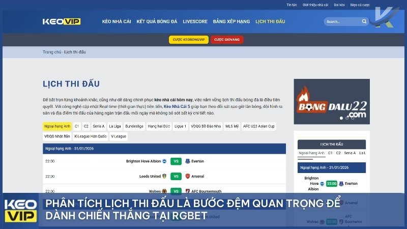 rgbet phan tich lich thi dau - Kèo Bóng Đá Nhà Cái – Bí Quyết Soi Kèo Nhà Cái 5 Lịch Thi Đấu Chuẩn Xác Tại RGBET